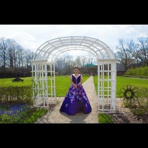 Purple Ellie Wild Prom Dress - image 1